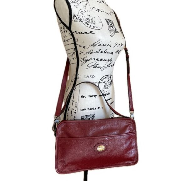 GUCCI MORPHEUS CALFSKIN SHOULDER CROSSBODY BAG BOHOCHIC BURGUNDY VERSATILE - Picture 7 of 16